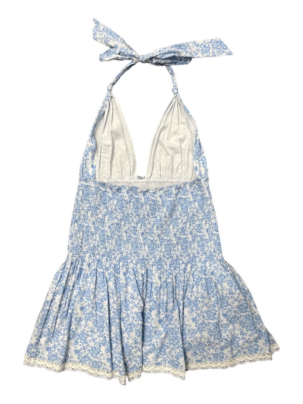LoveShackFancy Luisetta Halter Dress - Picture 3 of 6